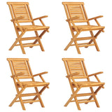 5 Piece Garden Dining Set Solid Wood Teak