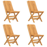 5 Piece Garden Dining Set Solid Wood Teak