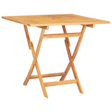 5 Piece Garden Dining Set Solid Wood Teak - Rear View