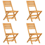5 Piece Garden Dining Set Solid Wood Teak