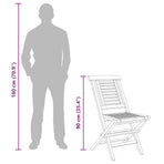 Folding Chairs 6 pcs 47x63x90 cm Solid Wood Teak