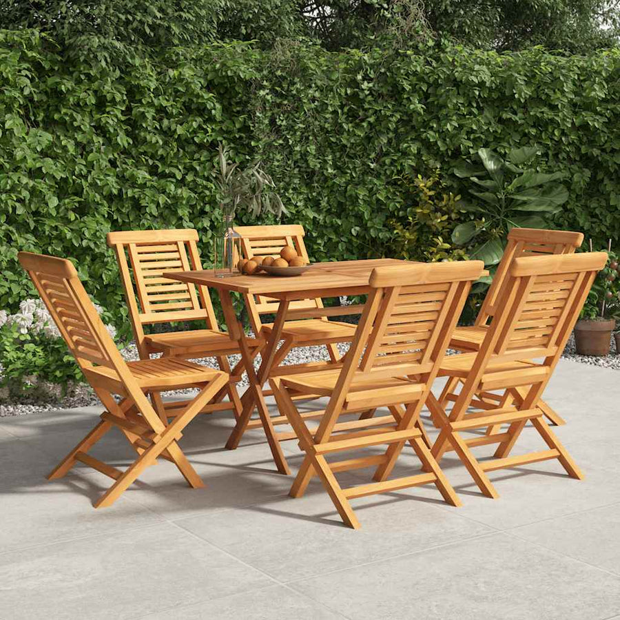 Folding Chairs 6 pcs 47x63x90 cm Solid Wood Teak