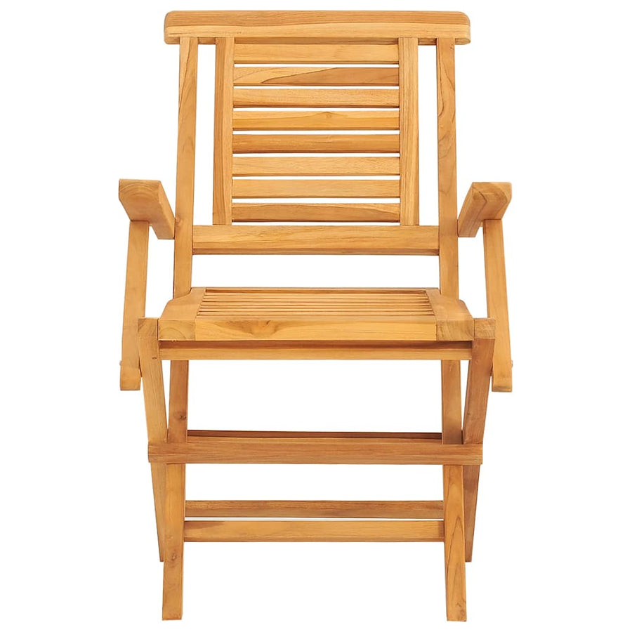 Folding Chairs 4 pcs 56x63x90 cm Solid Wood Teak