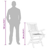 Folding Garden Chairs 4 pcs 56x63x90 cm Solid Wood Teak