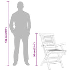 Folding Chairs 4 pcs 56x63x90 cm Solid Wood Teak