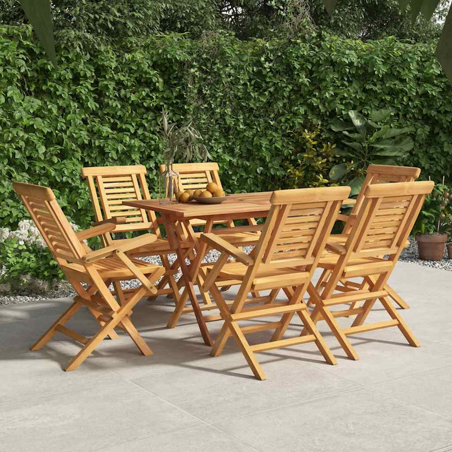 Folding Chairs 6 pcs 56x63x90 cm Solid Wood Teak
