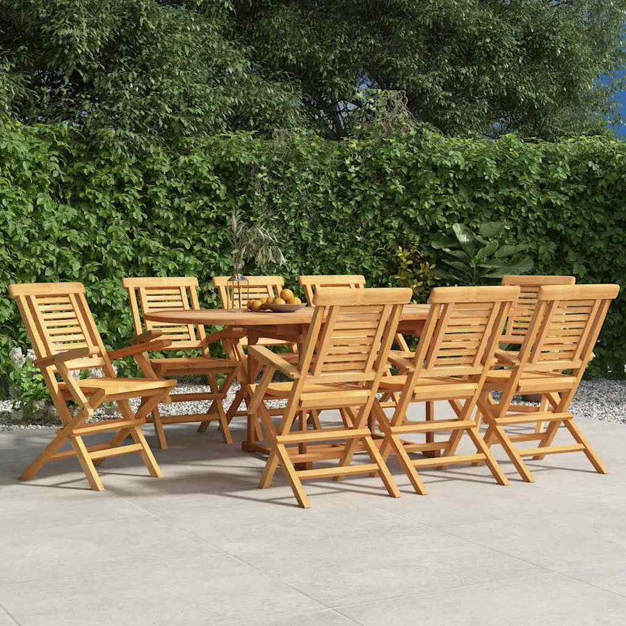 Folding Chairs 8 pcs 56x63x90 cm Solid Wood Teak