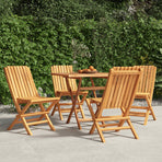 Folding Chairs 4 pcs 47x47x89 cm Solid Wood Teak