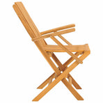 Folding Chairs 4 pcs 61x67x90 cm Solid Wood Teak