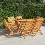Folding Chairs 6 pcs 61x67x90 cm Solid Wood Teak