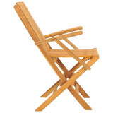 Folding Garden Chairs 8 pcs 61x67x90 cm Solid Wood Teak - Top-Down View