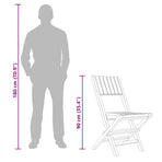 Folding Chairs 8 pcs 47x61x90 cm Solid Wood Teak