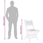 Folding Chairs 4 pcs 47x62x90 cm Solid Wood Teak