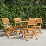 Folding Chairs 4 pcs 47x62x90 cm Solid Wood Teak