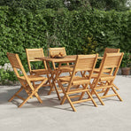 Folding Chairs 6 pcs 47x62x90 cm Solid Wood Teak
