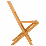 Folding Garden Chairs 8 pcs 47x62x90 cm Solid Wood Teak - Top-Down View