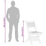 Folding Chairs 8 pcs 47x62x90 cm Solid Wood Teak