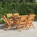 Folding Chairs 6 pcs 55x62x90 cm Solid Wood Teak