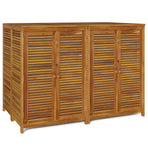 Garden Storage Box 140x87x104 cm Solid Wood Acacia