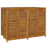 Garden Storage Box 140x87x104 cm Solid Wood Acacia - Side View