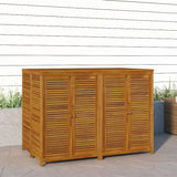 Garden Storage Box 140x87x104 cm Solid Wood Acacia - Top-Down View