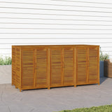 Garden Storage Box 210x87x104 cm Solid Wood Acacia - Top-Down View