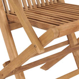 Garden Dining Set 7 pcs Brown Solid Teak Wood
