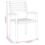 9 Piece Garden Dining Set Solid Wood Acacia and Metal