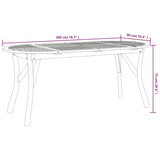 7 Piece Garden Dining Set Solid Wood Acacia