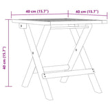 Sun Loungers 2 pcs with Table Grey Solid Wood Acacia