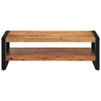 Coffee Table 120x55x40 cm Solid Wood Acacia