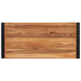 Coffee Table 120x55x40 cm Solid Wood Acacia - Side View