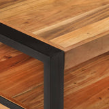 Coffee Table 120x55x40 cm Solid Wood Acacia - Top-Down View