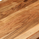Coffee Table 120x55x40 cm Solid Wood Acacia - Rear View