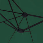 Double-Head Parasol Green 449x265 cm