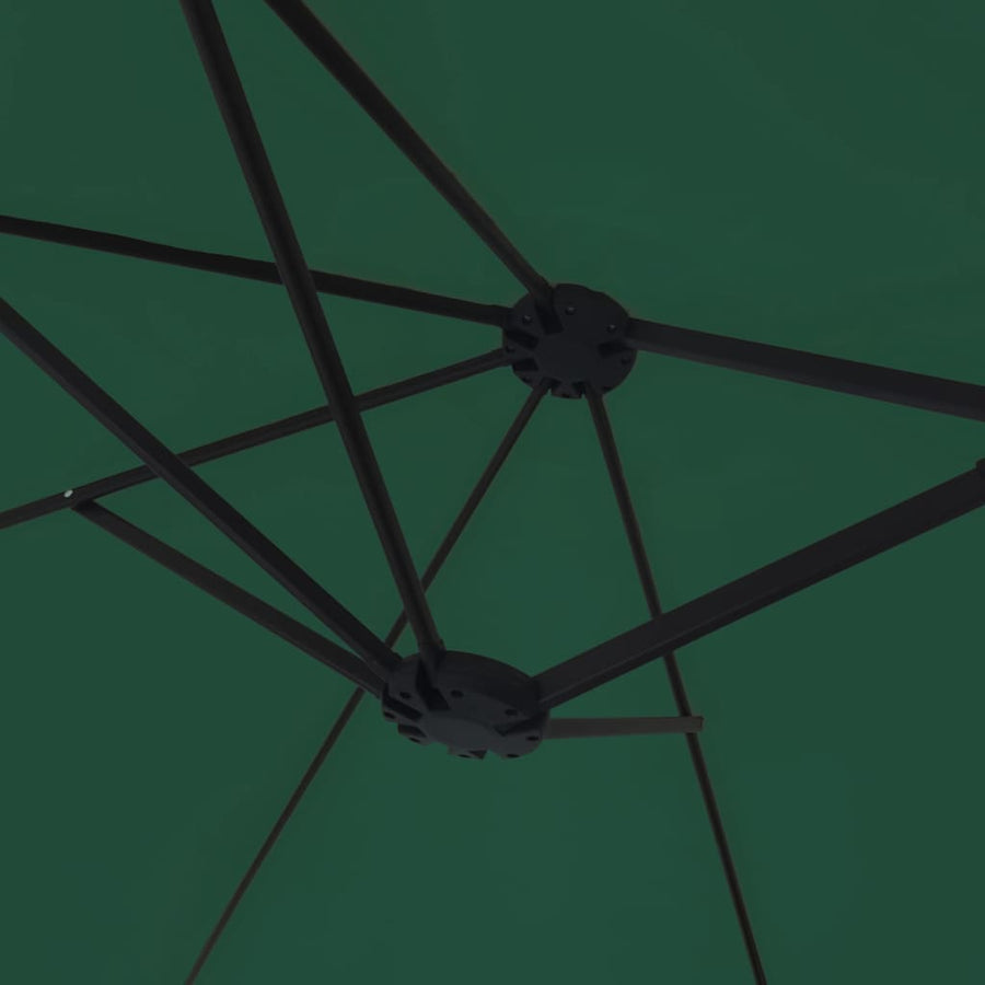 Double-Head Parasol Green 449x265 cm