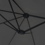 Double-Head Parasol Anthracite 449x265 cm
