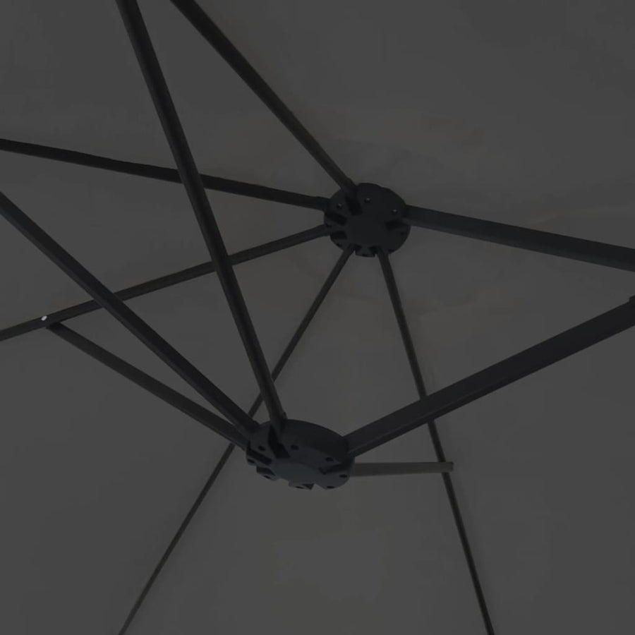 Double-Head Parasol Anthracite 449x265 cm