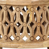 2 Piece Coffee Table Set Solid Wood Mango