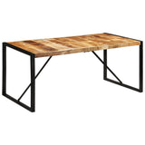 Dining Table 175x90x76 cm Solid Rough Wood Mango - Extra Image