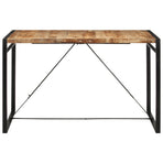 Bar Table 175x90x110 cm Solid Rough Wood Mango