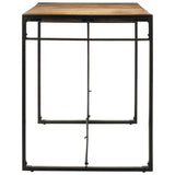 Bar Table 175x90x110 cm Solid Rough Wood Mango