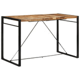 Bar Table 175x90x110 cm Solid Rough Wood Mango - Extra Image