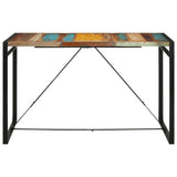 Bar Table 175x90x110 cm Solid Wood Reclaimed - Front View