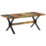 Dining Table 180x90x73 cm Solid Wood Reclaimed - Extra Image