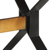 Dining Table 180x90x73 cm Solid Wood Reclaimed - Rear View