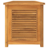 Garden Storage Box with Bag 150x50x55 cm Solid Wood Teak