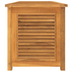 Garden Storage Box with Bag 150x50x55 cm Solid Wood Teak