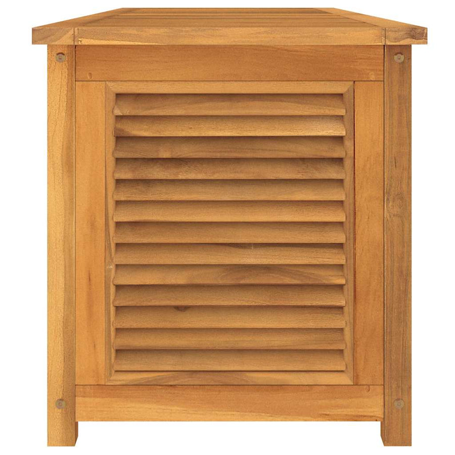 Garden Storage Box with Bag 150x50x55 cm Solid Wood Teak