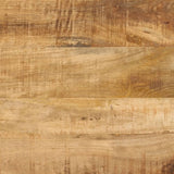 Coffee Table 80x55x30 cm Solid Wood Mango - Close-Up Angle